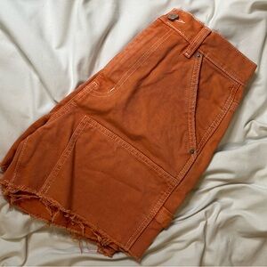 Orange Carpenter Shorts